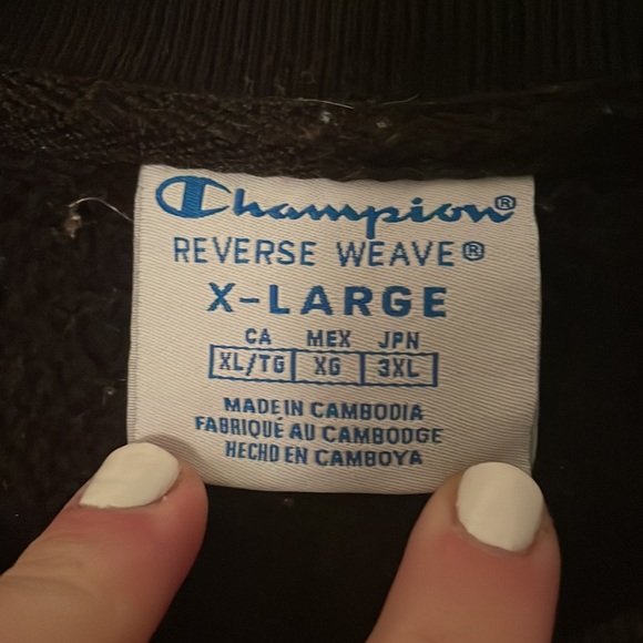 champion cropped hoodie - Picture 2 of 3